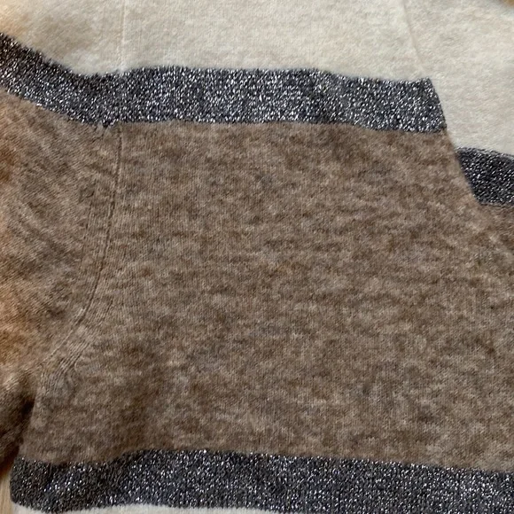 Veronica Beard Miley Colorblock Metallic Pullover Sweater - Picture 6 of 11